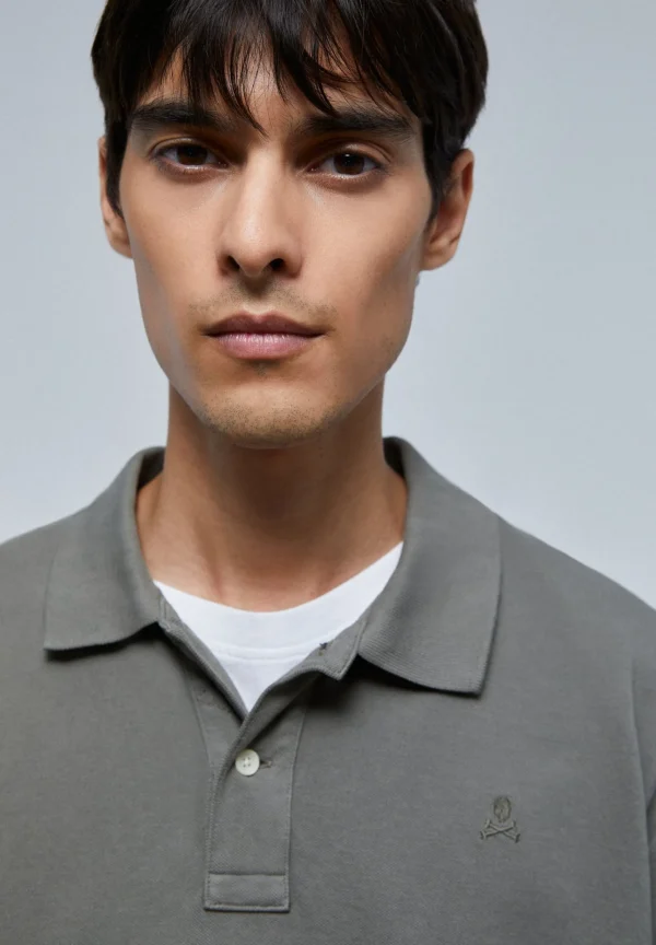 scalperscompany Polo Basico Calavera-Hombre Polos