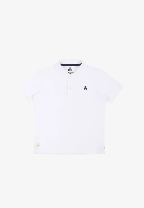 scalperscompany Polo Basico Calavera-Niños Mini Me