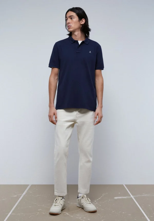 scalperscompany Polo Basico Calavera Contraste-Hombre Polos