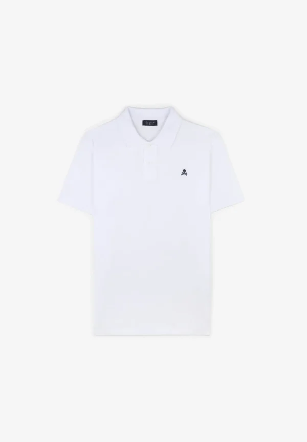 scalperscompany Polo Basico Calavera Contraste-Hombre Polos