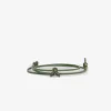 scalperscompany Pulsera Calavera Cordon Piel-Hombre Pulseras
