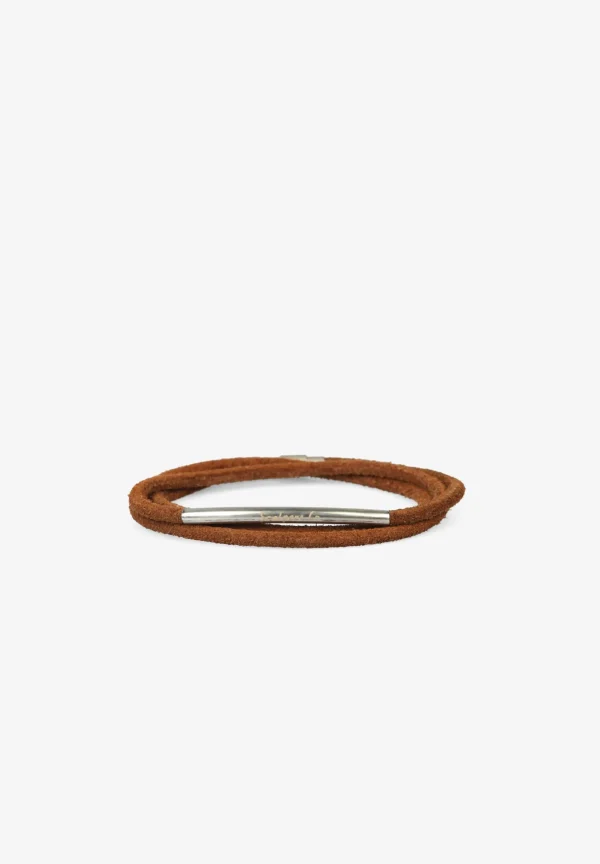 scalperscompany Pulsera Cordon Detalle Metal-Hombre Pulseras