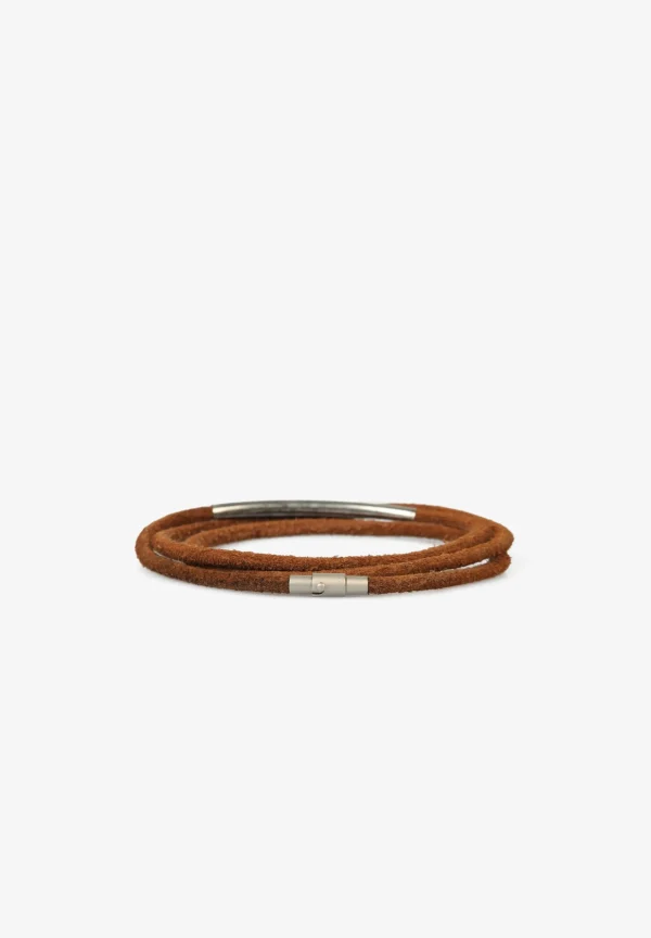 scalperscompany Pulsera Cordon Detalle Metal-Hombre Pulseras