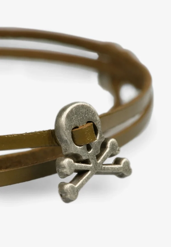scalperscompany Pulsera Cuerdas Calavera-Hombre Pulseras
