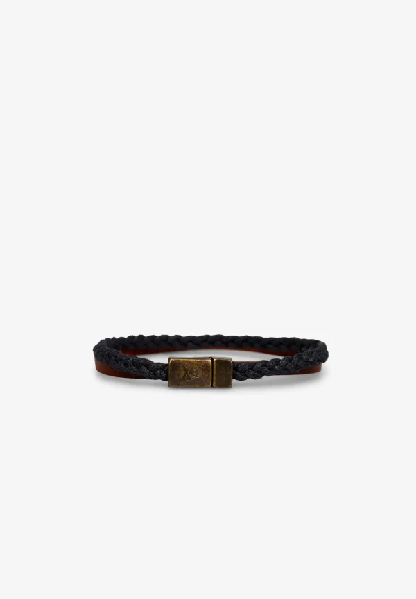 scalperscompany Pulsera Doble Trenzada-Hombre Pulseras