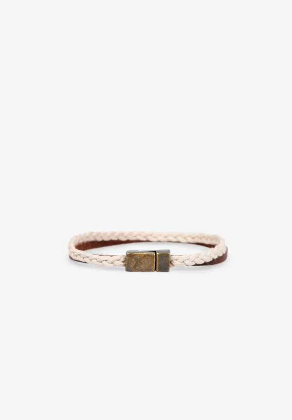 scalperscompany Pulsera Doble Trenzada-Hombre Pulseras
