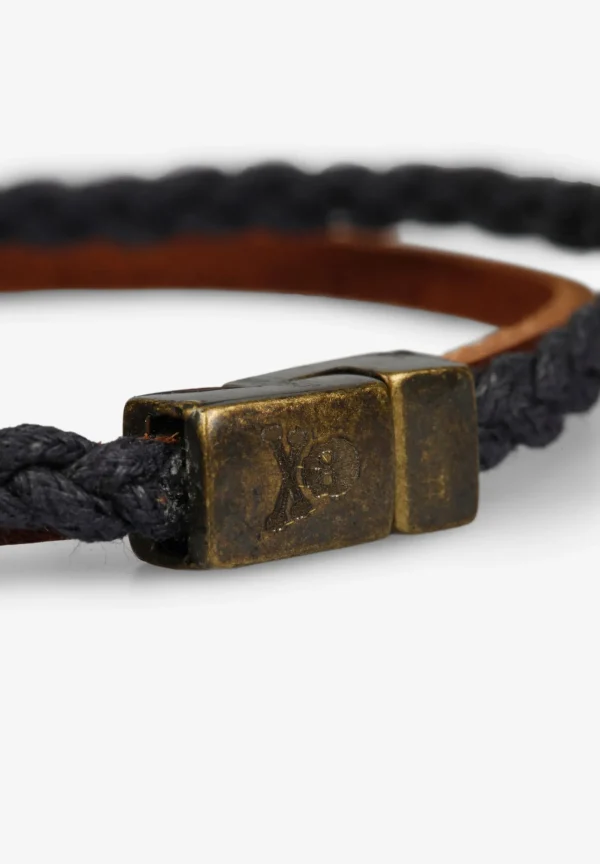 scalperscompany Pulsera Doble Trenzada-Hombre Pulseras