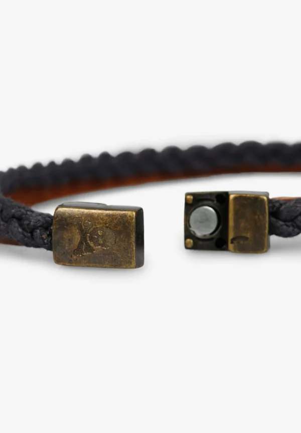 scalperscompany Pulsera Doble Trenzada-Hombre Pulseras