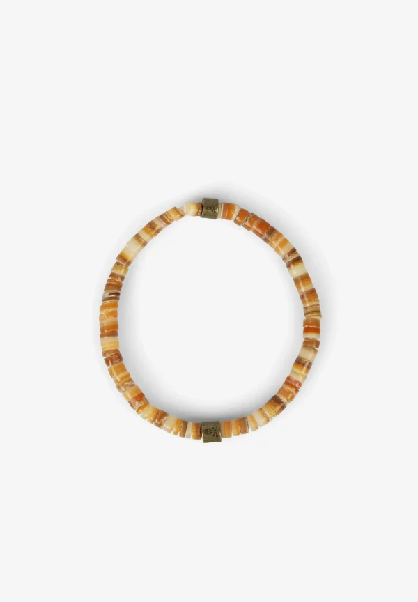scalperscompany Pulsera Piedras Detalle Metalico-Hombre Pulseras