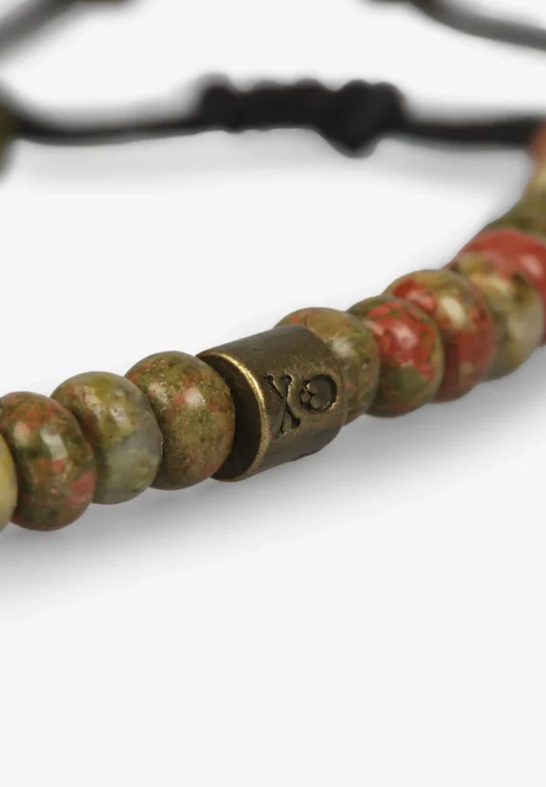 scalperscompany Pulsera Piedras Redondas-Hombre Pulseras