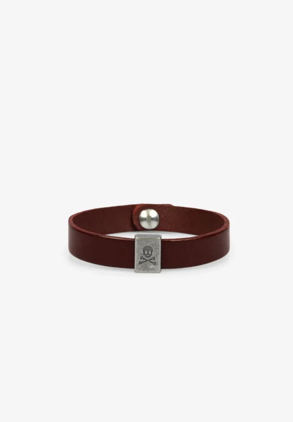 scalperscompany Pulsera Piel Cierre-Hombre Pulseras