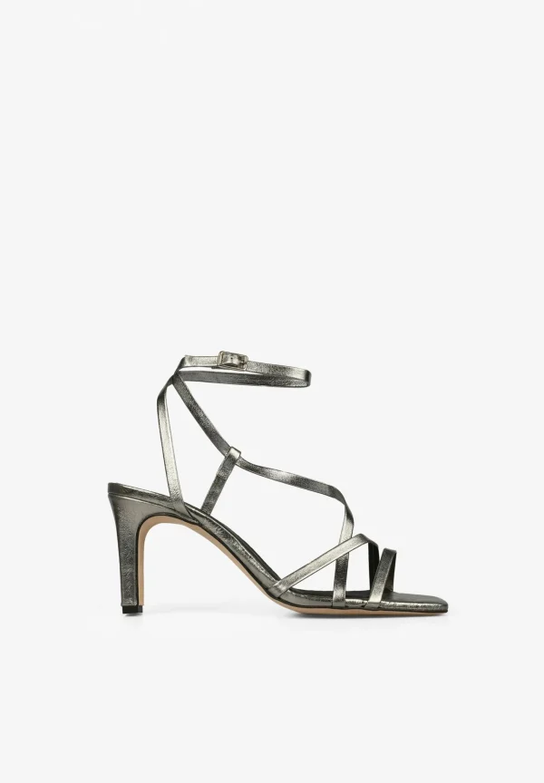 scalperscompany Sandalias Tacon Metalizadas-Mujer La Gran Fiesta