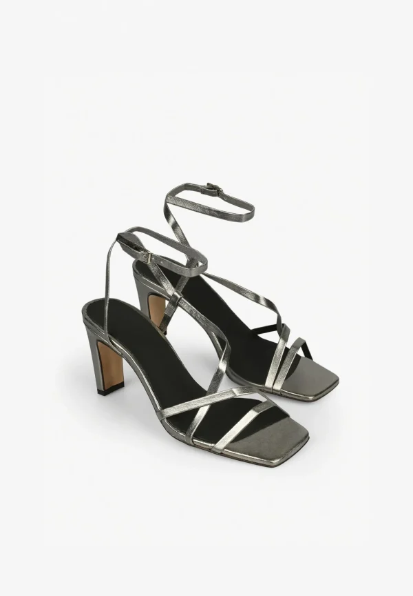 scalperscompany Sandalias Tacon Metalizadas-Mujer Coleccion