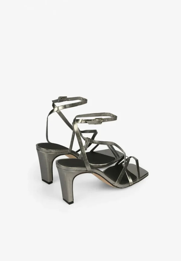 scalperscompany Sandalias Tacon Metalizadas-Mujer La Gran Fiesta