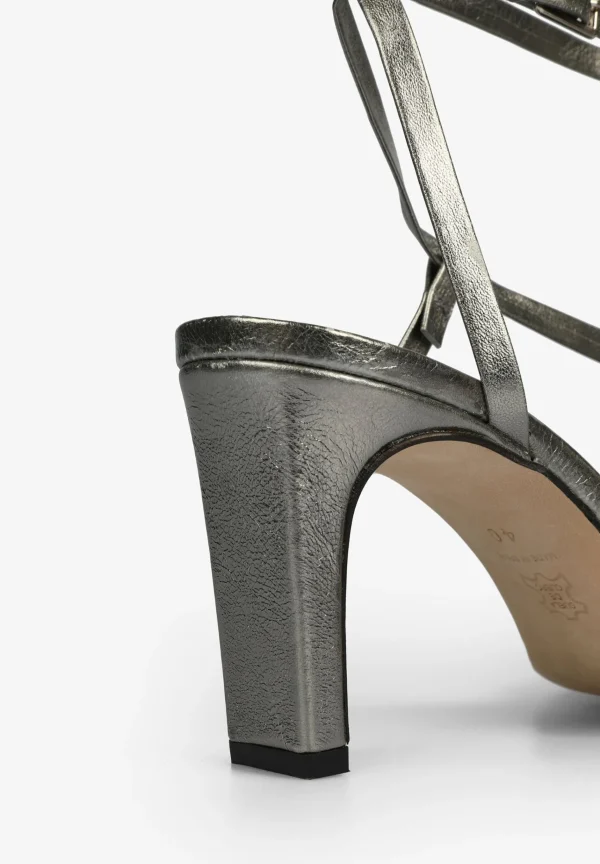 scalperscompany Sandalias Tacon Metalizadas-Mujer La Gran Fiesta