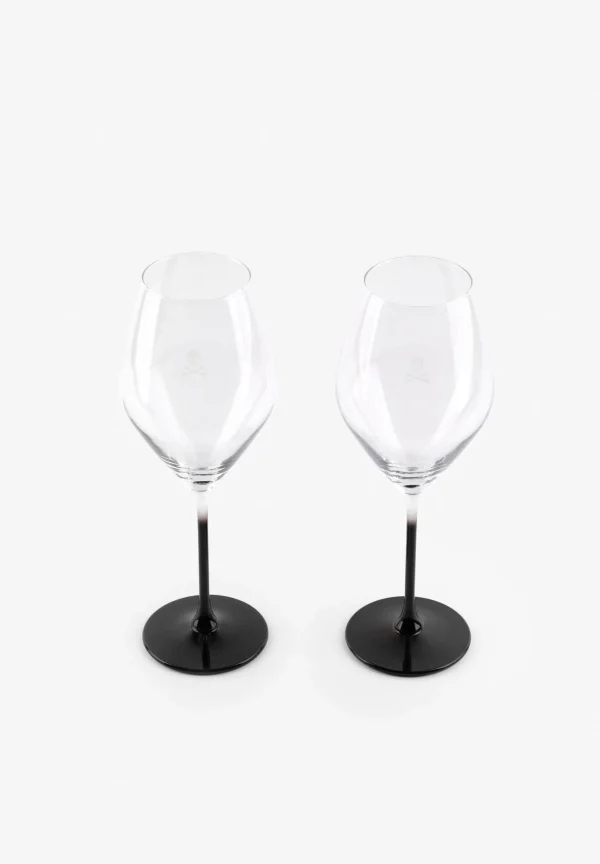 scalperscompany Set Copas Vino Calavera-Home Cristaleria