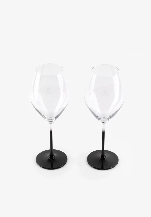 scalperscompany Set Copas Vino Calavera-Home Cristaleria