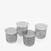 scalperscompany Set Vasos Calaveras All Over-Home Cristaleria