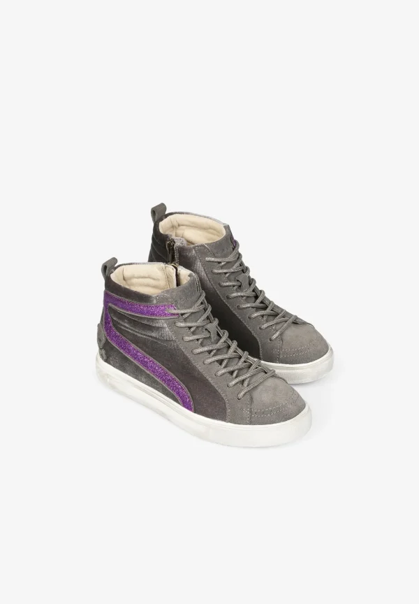 scalperscompany Sneakers Altas Terciopelo-Niños Calzado