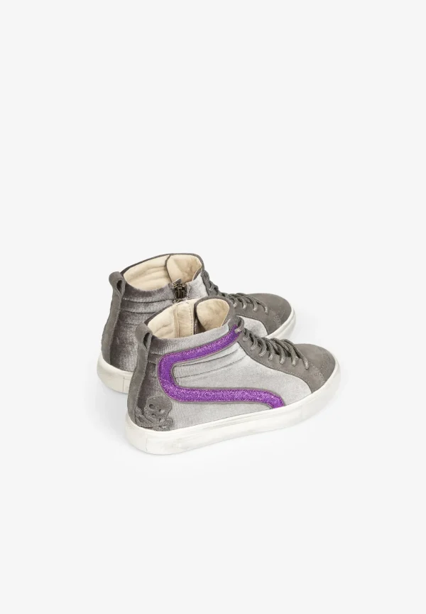 scalperscompany Sneakers Altas Terciopelo-Niños Calzado