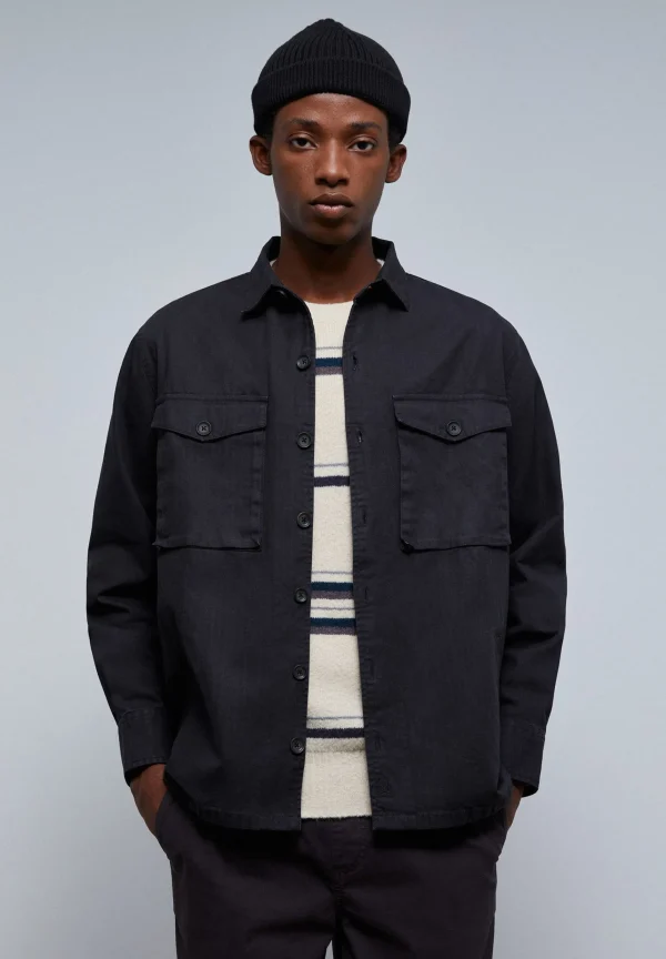 scalperscompany Sobrecamisa Bolsillos-Hombre Camisas