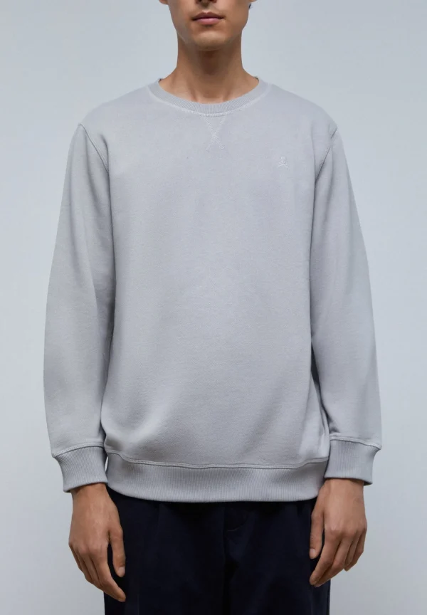 scalperscompany Sudadera Basica Calavera-Hombre Sudaderas