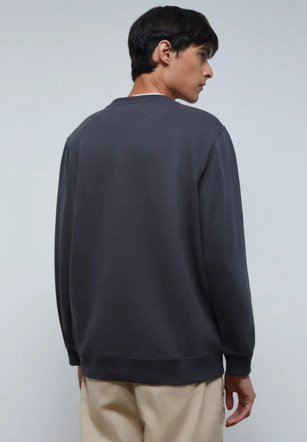 scalperscompany Sudadera Basica Calavera-Hombre Sudaderas