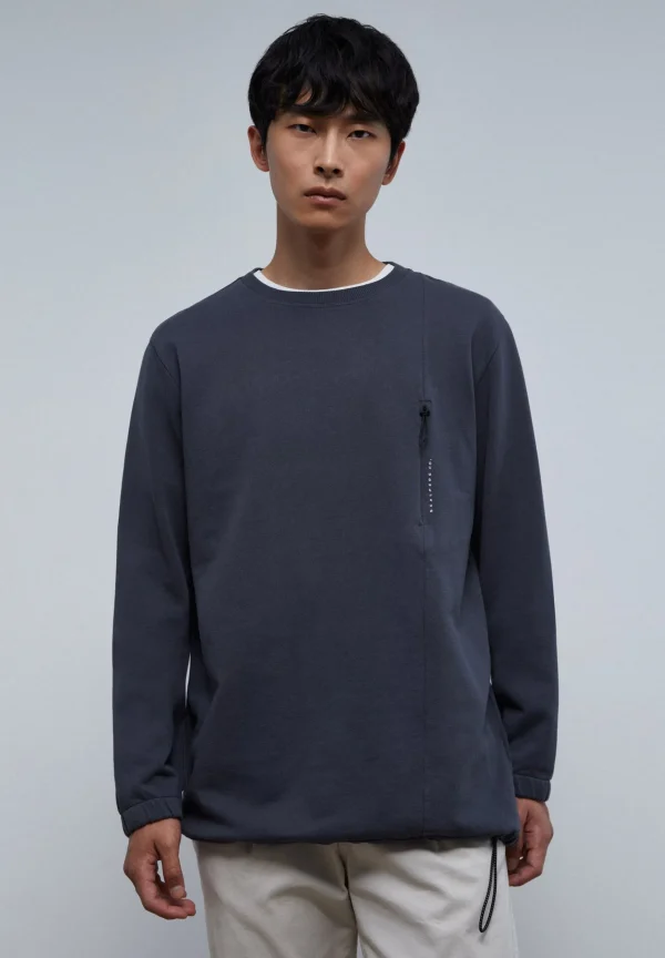scalperscompany Sudadera Bolsillo Cremallera-Hombre Sudaderas