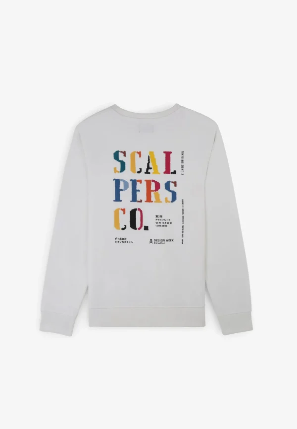 scalperscompany Sudadera Bordado Trasero-Hombre Sudaderas