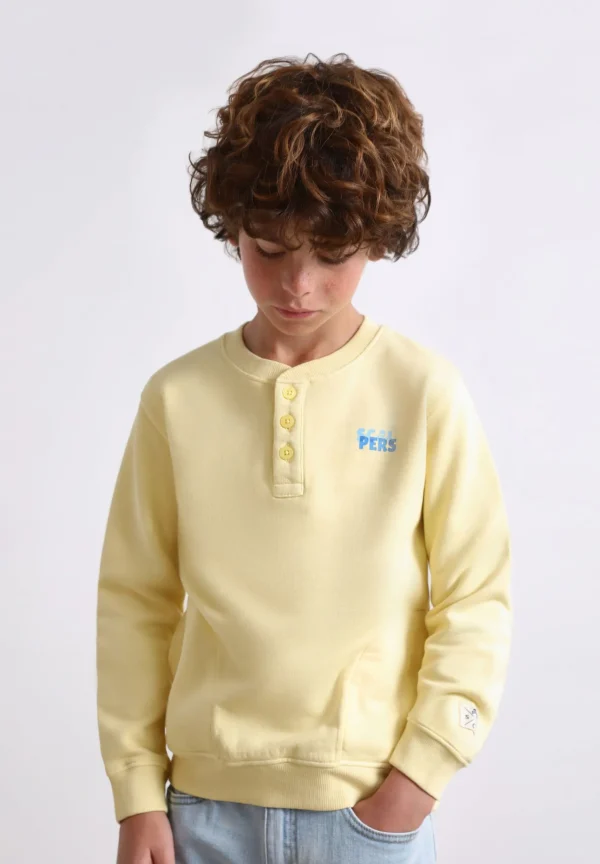 scalperscompany Sudadera Calavera Botones-Niños Sudaderas