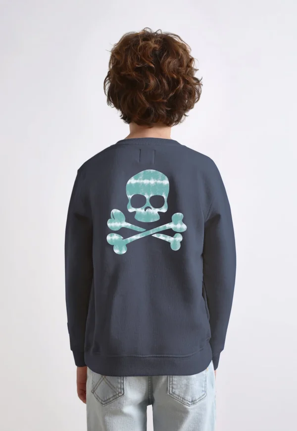 scalperscompany Sudadera Calavera Botones-Niños Sudaderas