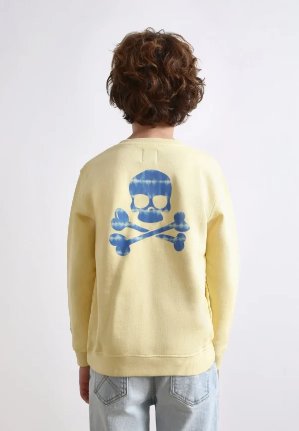 scalperscompany Sudadera Calavera Botones-Niños Sudaderas