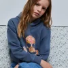 scalperscompany Sudadera Calavera Flores-Niños Sudaderas