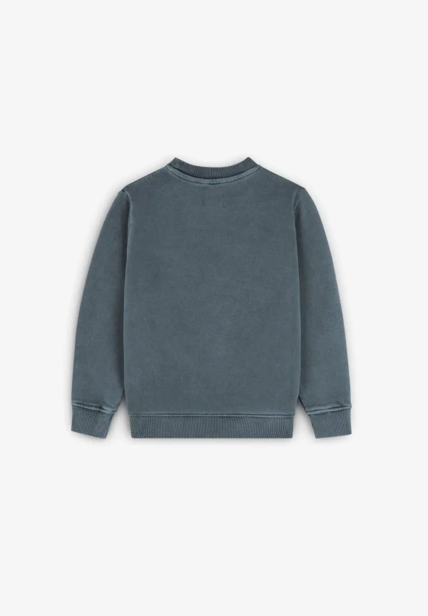 scalperscompany Sudadera Calavera Texto Periodico-Niños Sudaderas