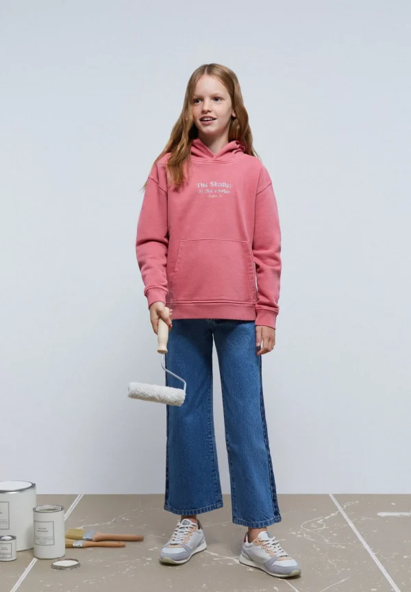 scalperscompany Sudadera Calavera Trasera Glitter-Niños Sudaderas