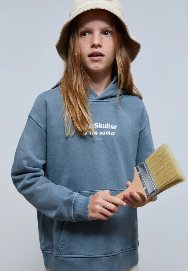 scalperscompany Sudadera Calavera Trasera Glitter-Niños Sudaderas