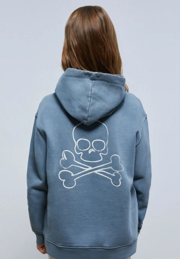 scalperscompany Sudadera Calavera Trasera Glitter-Niños Sudaderas