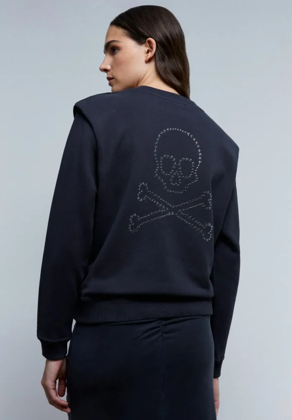 scalperscompany Sudadera Calavera Trasera Estrellas-Mujer Sudaderas