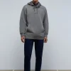 scalperscompany Sudadera Capucha Cremallera-Hombre Sudaderas