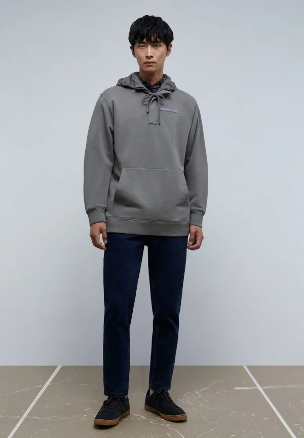 scalperscompany Sudadera Capucha Cremallera-Hombre Sudaderas