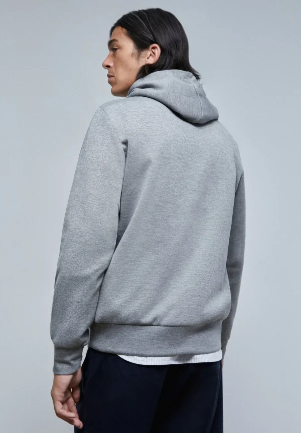 scalperscompany Sudadera Capucha Efecto Neopreno-Hombre Sudaderas