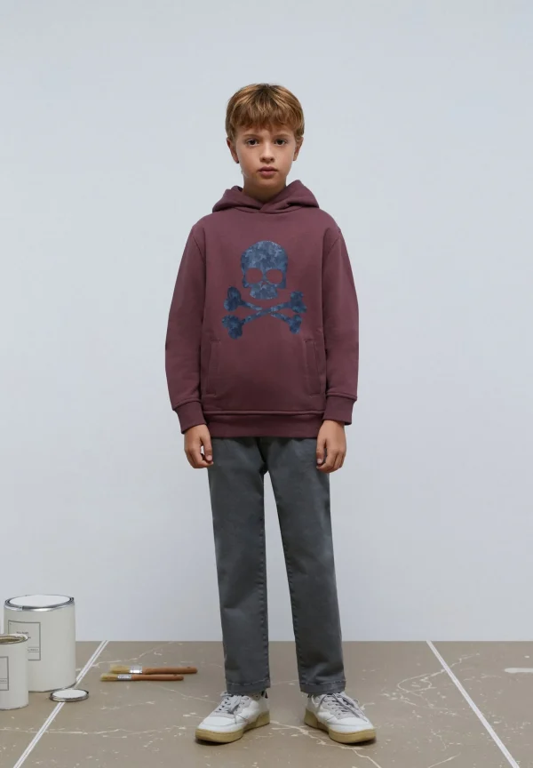 scalperscompany Sudadera Capucha Print Calavera-Niños Sudaderas