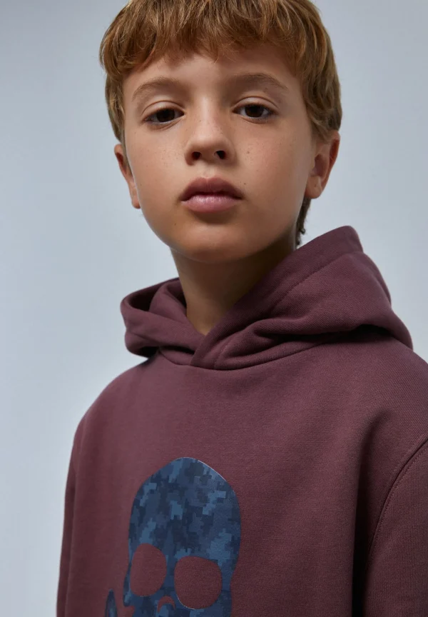 scalperscompany Sudadera Capucha Print Calavera-Niños Sudaderas