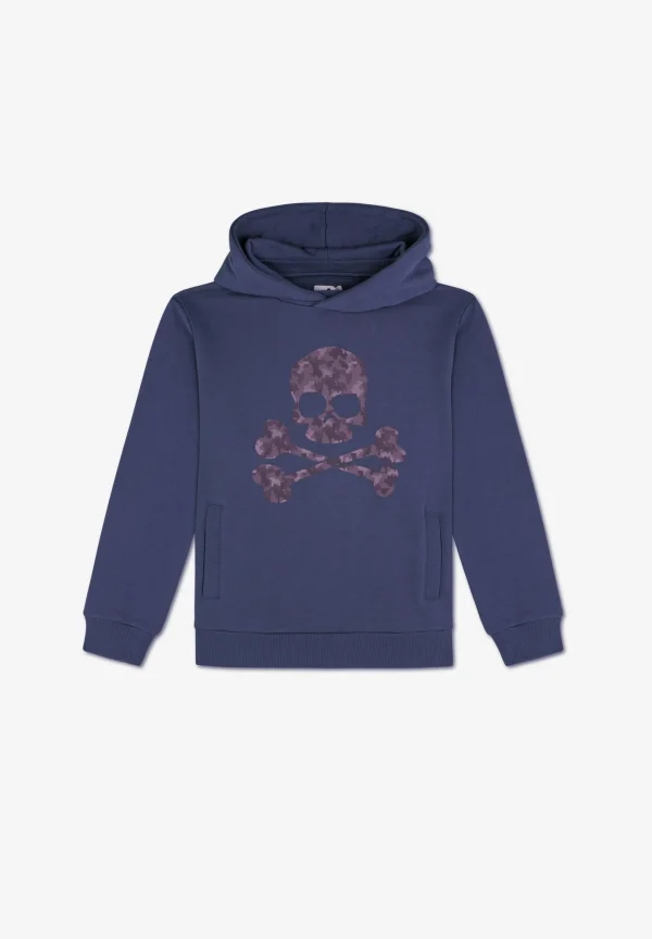 scalperscompany Sudadera Capucha Print Calavera-Niños Sudaderas