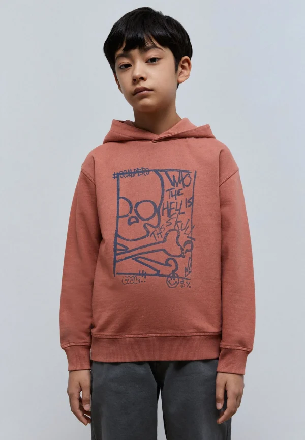 scalperscompany Sudadera Capucha Print Frontal-Niños Sudaderas