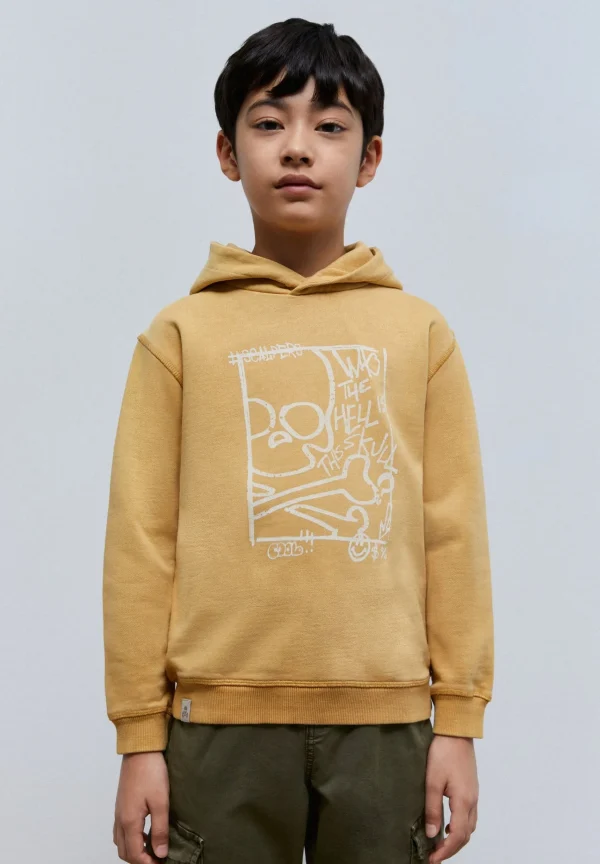 scalperscompany Sudadera Capucha Print Frontal-Niños Sudaderas