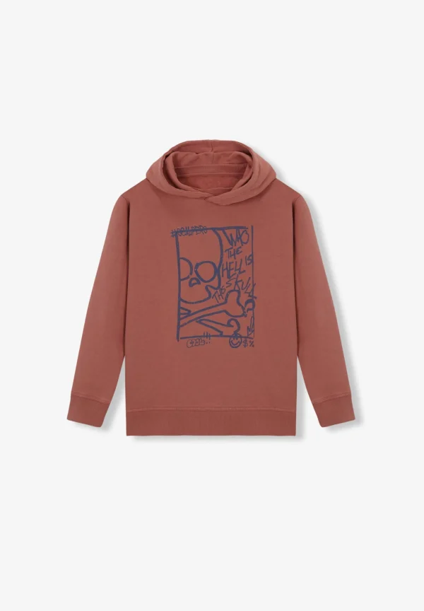 scalperscompany Sudadera Capucha Print Frontal-Niños Sudaderas