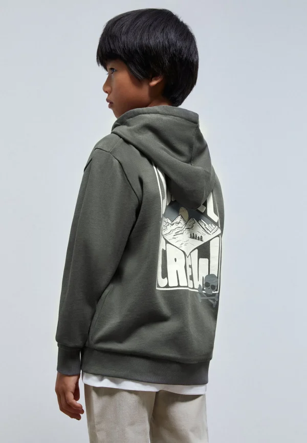 scalperscompany Sudadera Capucha Print Trasero-Niños Sudaderas