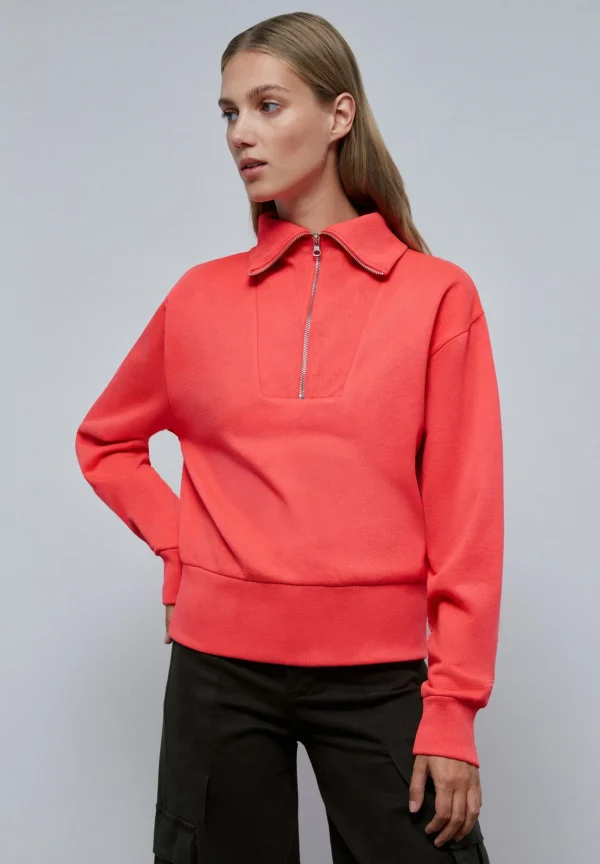 scalperscompany Sudadera Cremallera Cuello-Mujer Sudaderas