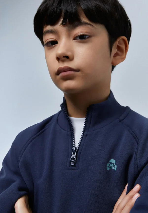 scalperscompany Sudadera Cuello Cremallera-Niños Sudaderas